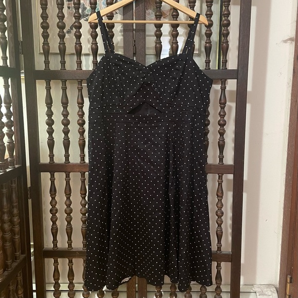 torrid Dresses & Skirts - TORRID Black & White Polka Dot Keyhole Skater Sundress Retro Plus Size 18